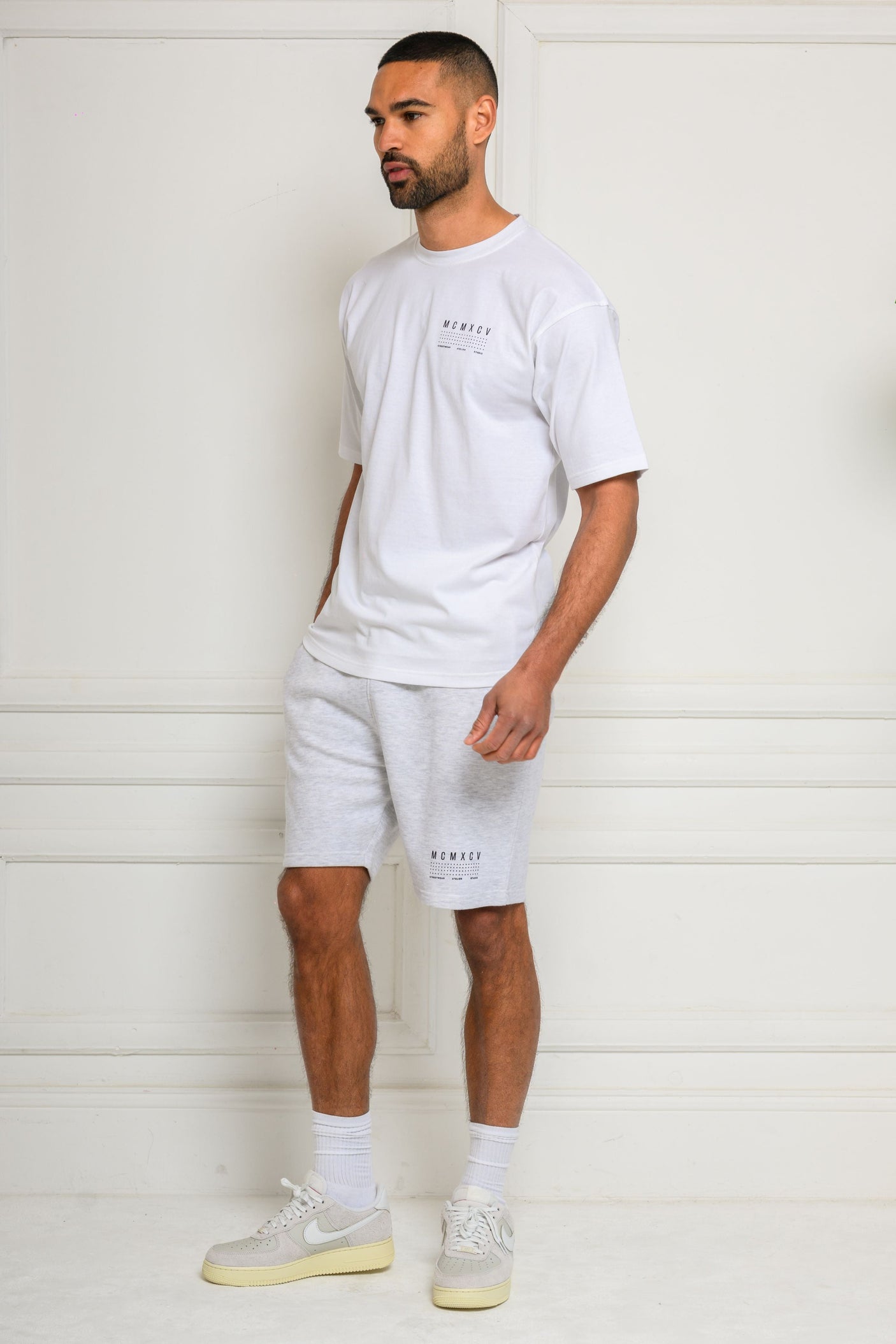 FENTON SHORT - GREY MARL