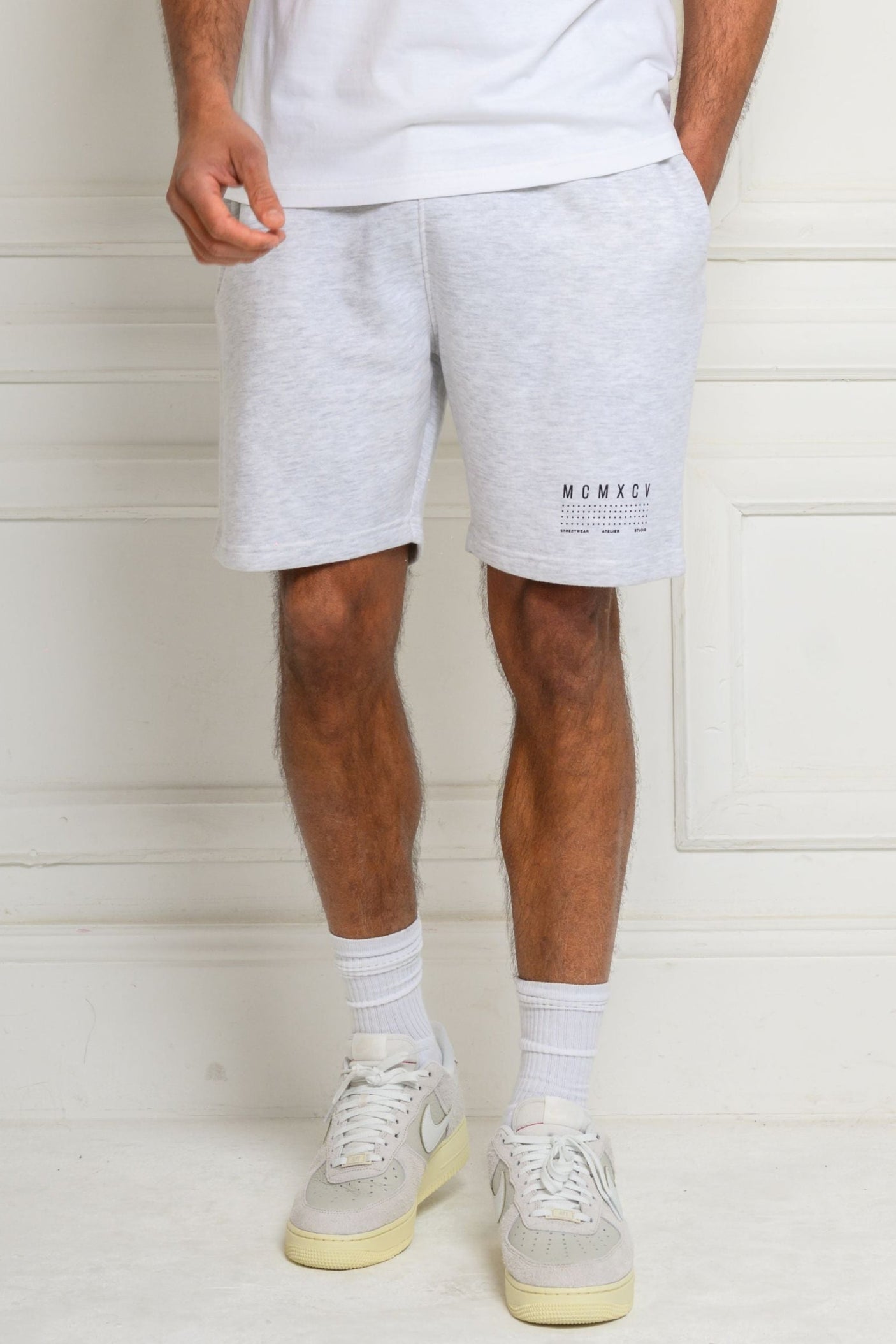 FENTON SHORT - GREY MARL