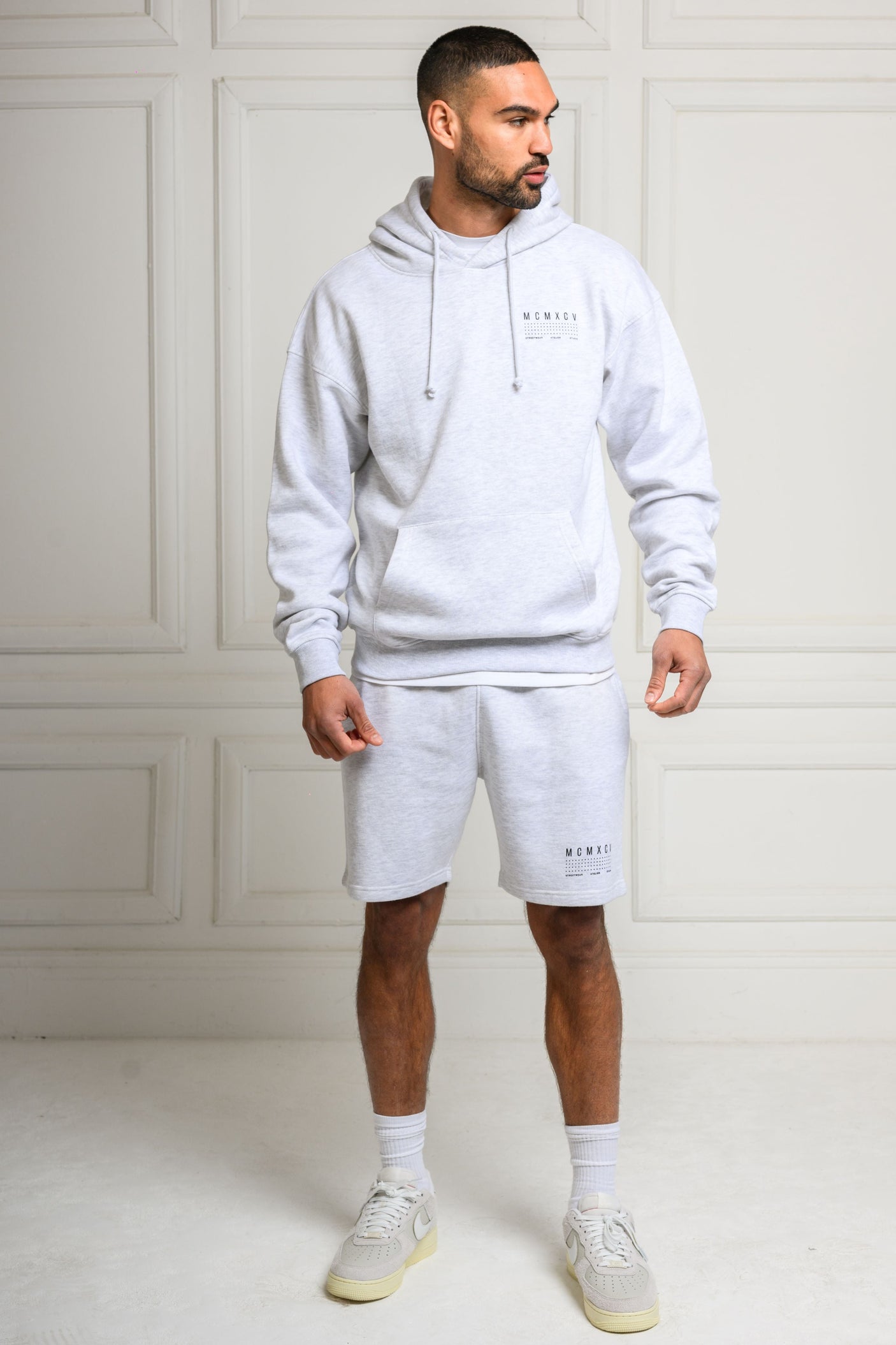 FENTON SHORT - GREY MARL