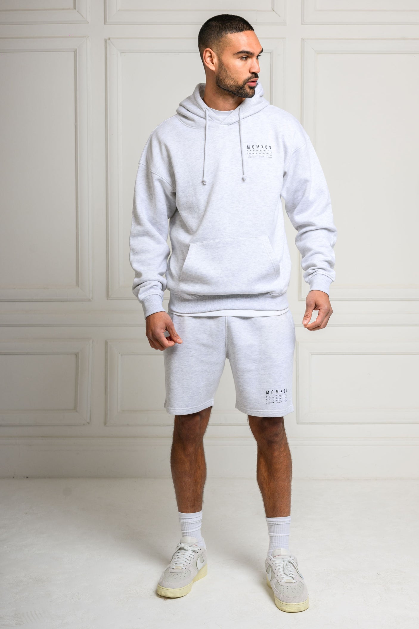 FENTON SHORT - GREY MARL