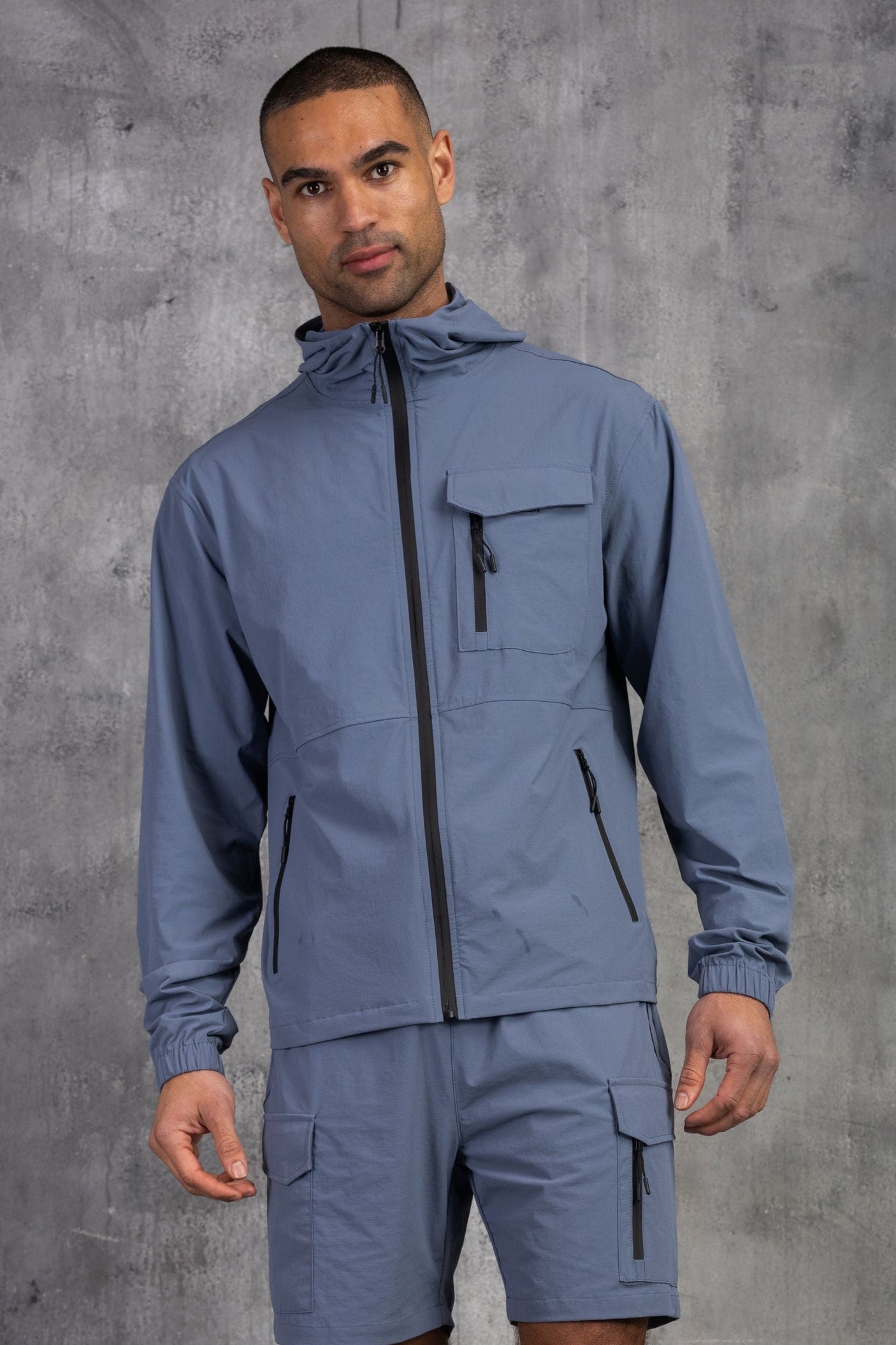 JETSTAR JACKET - MID BLUE
