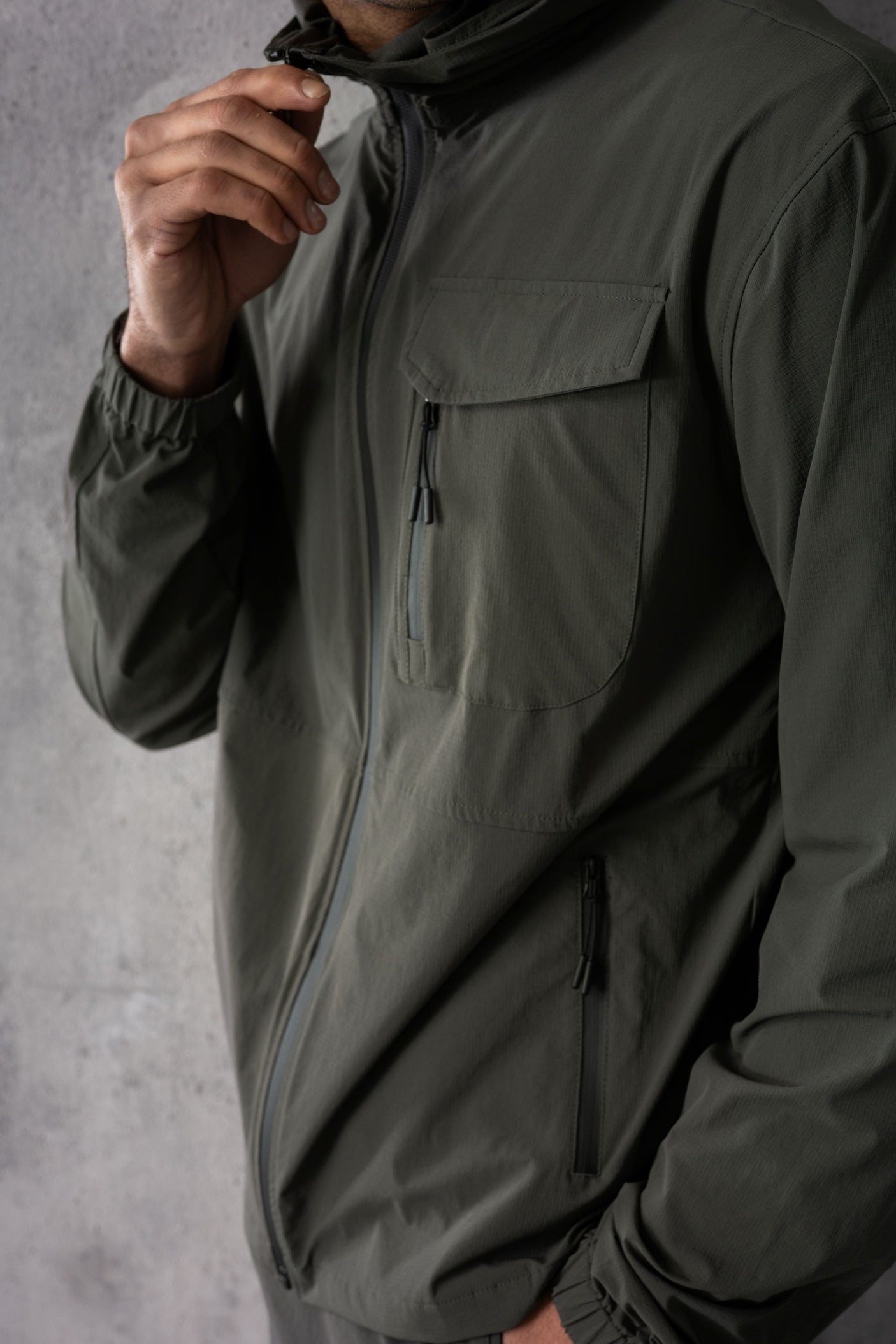 JETSTAR JACKET - DK KHAKI