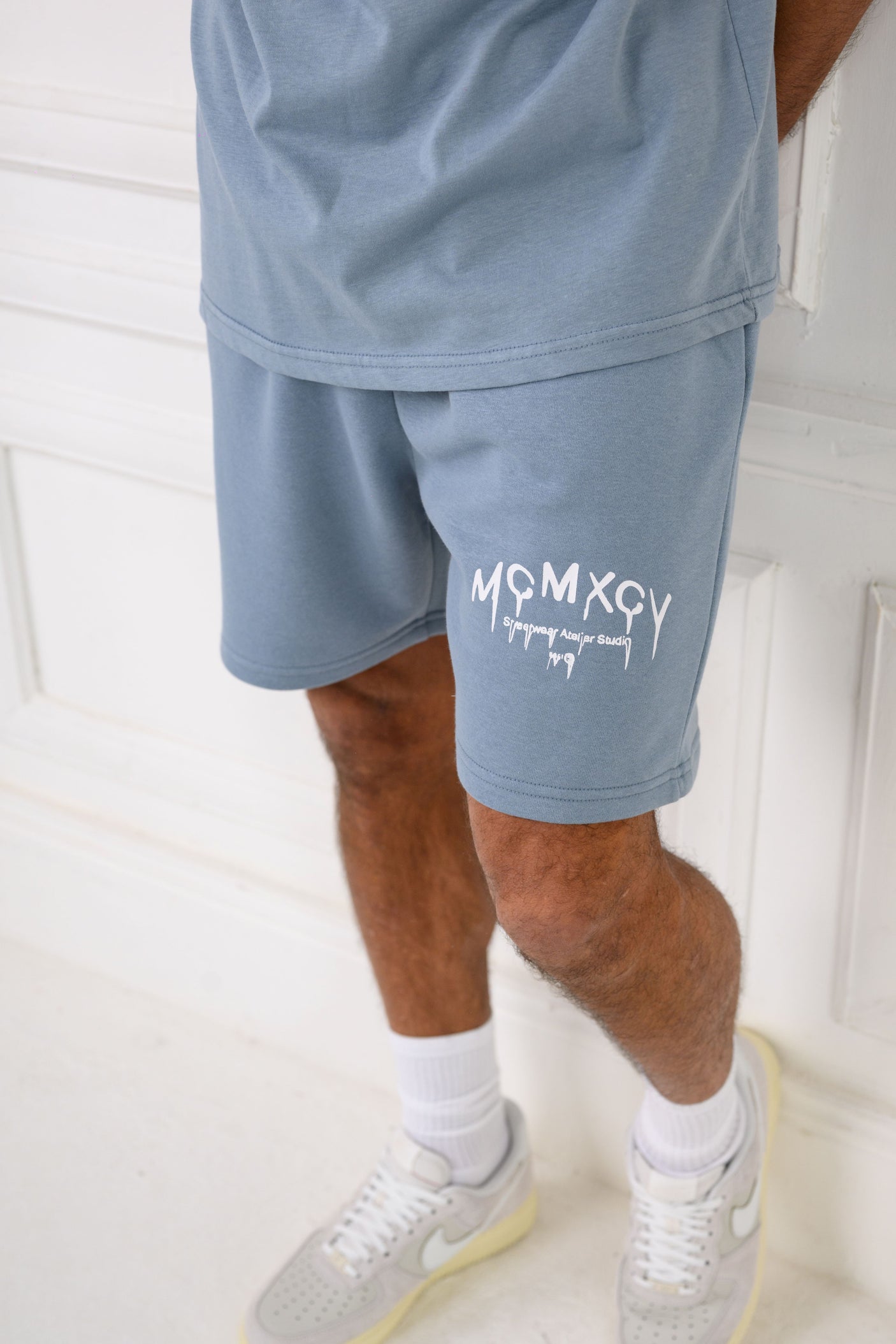 KARSON FLEECE SHORT - BLUE