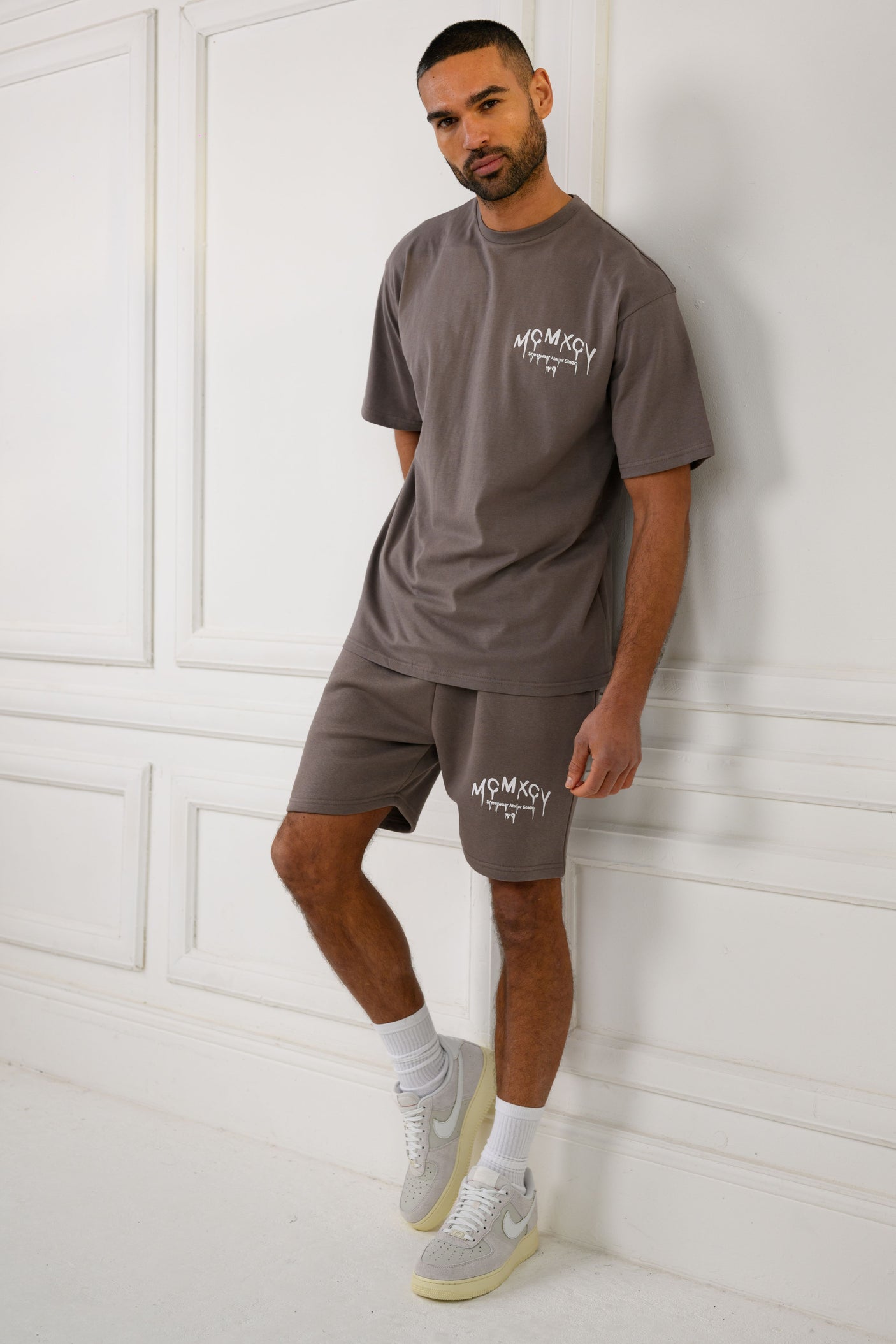 KARSON FLEECE SHORT - CINDER