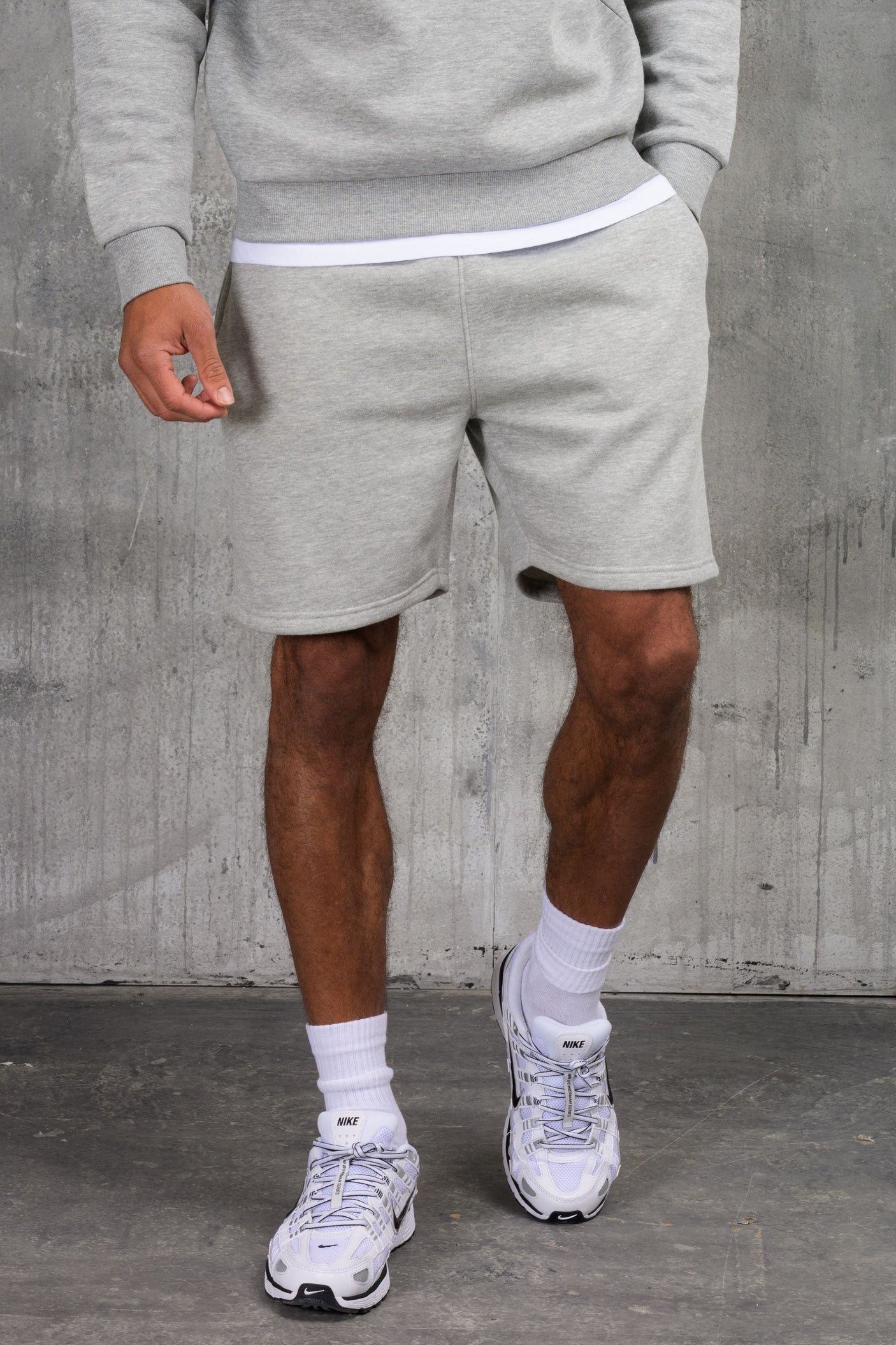 MATEUS 1/4 ZIP - GREY MARL