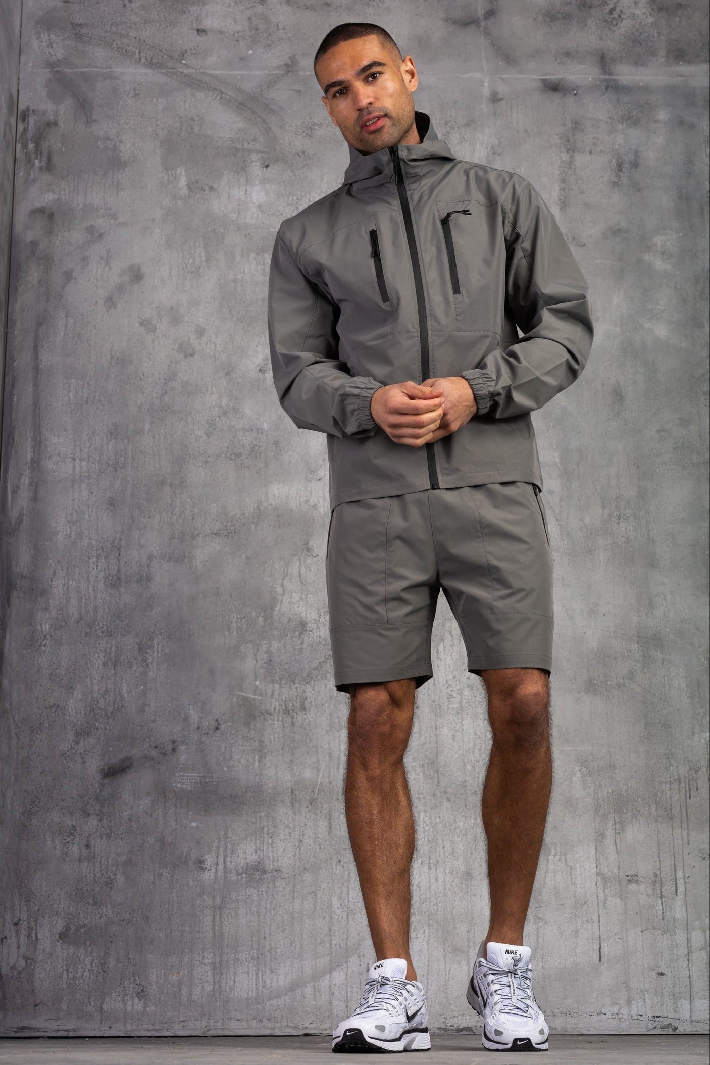 RAPTOR JACKET & SHORT SET - CHARCOAL