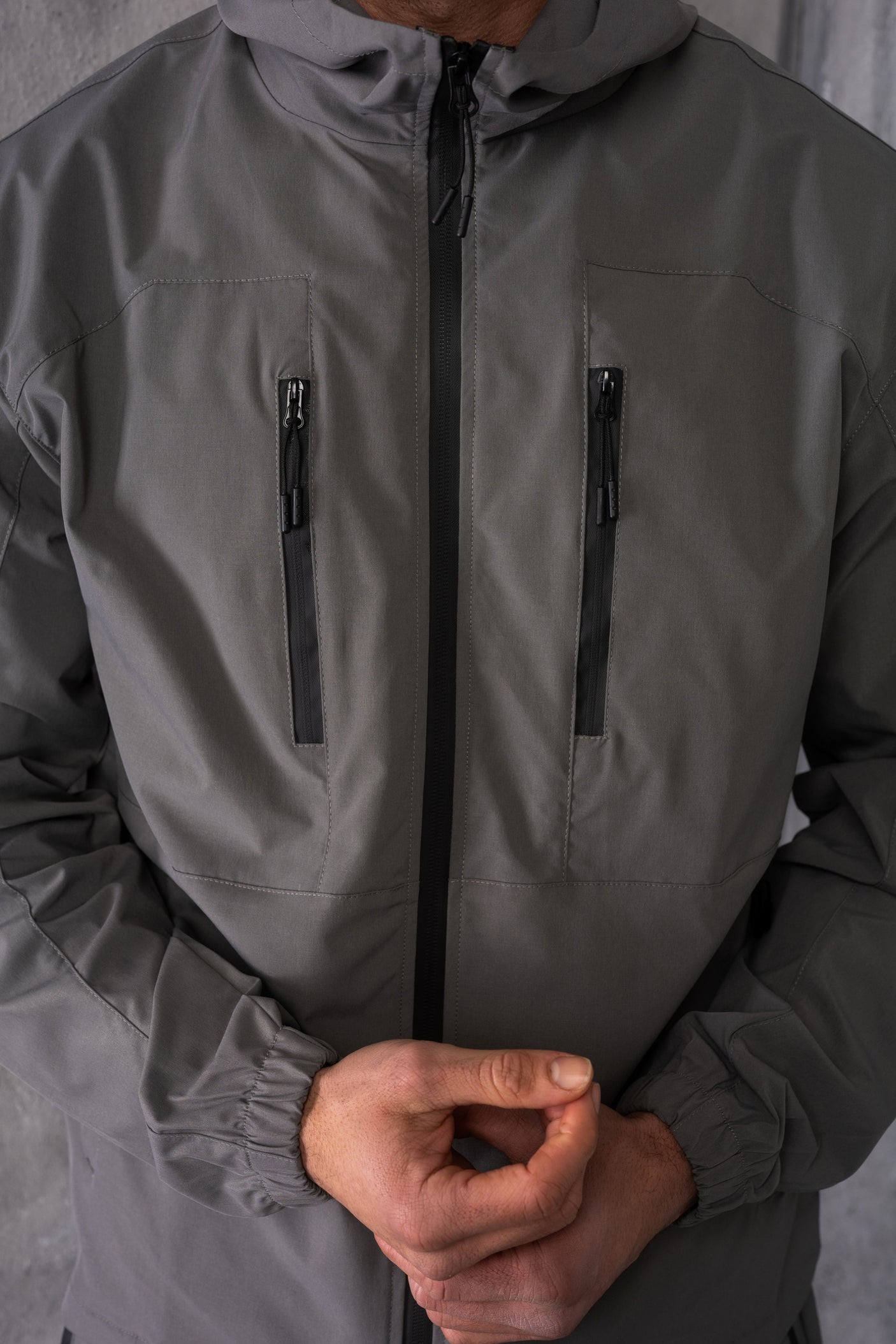 RAPTOR JACKET & SHORT SET - CHARCOAL