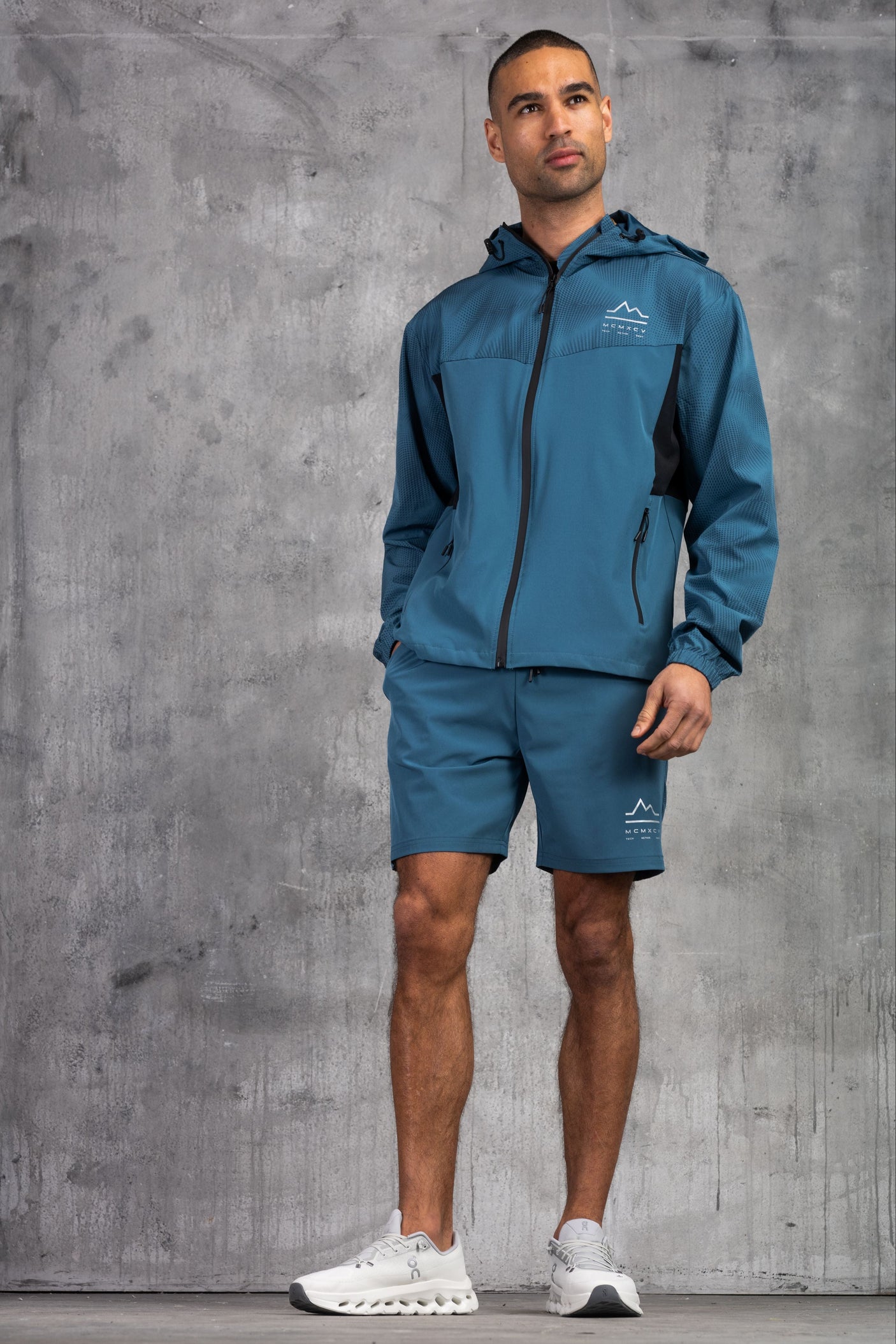 STARFIRE WINDBREAKER JACKET & SHORT - LT PETROL