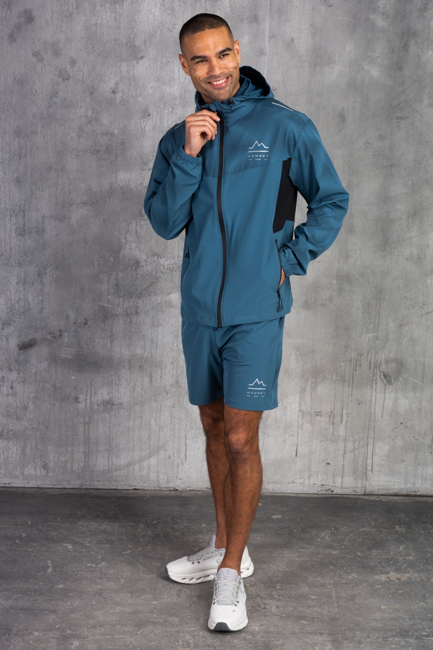 STARFIRE WINDBREAKER JACKET - LT PETROL