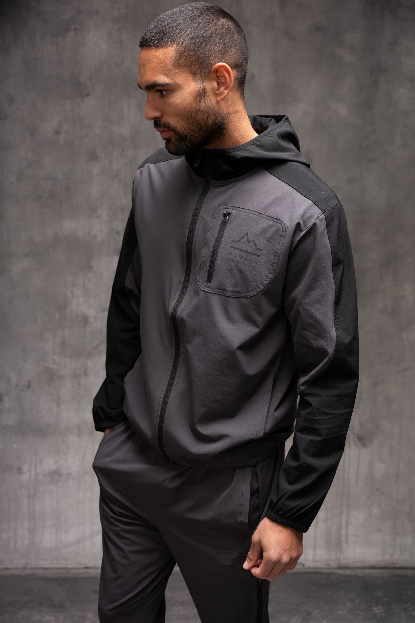 STEALTH TECH JACKET & PANT - DK CHARCOAL/BLACK