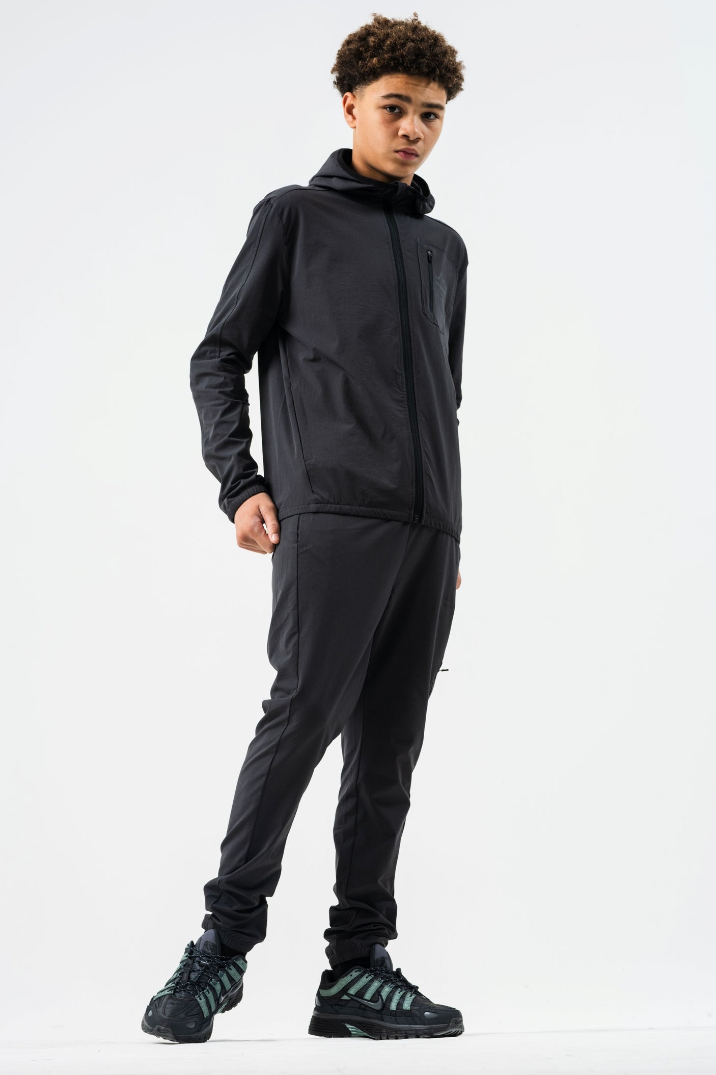 STEALTH JUNIOR TECH TRACKSUIT- CHARCOAL