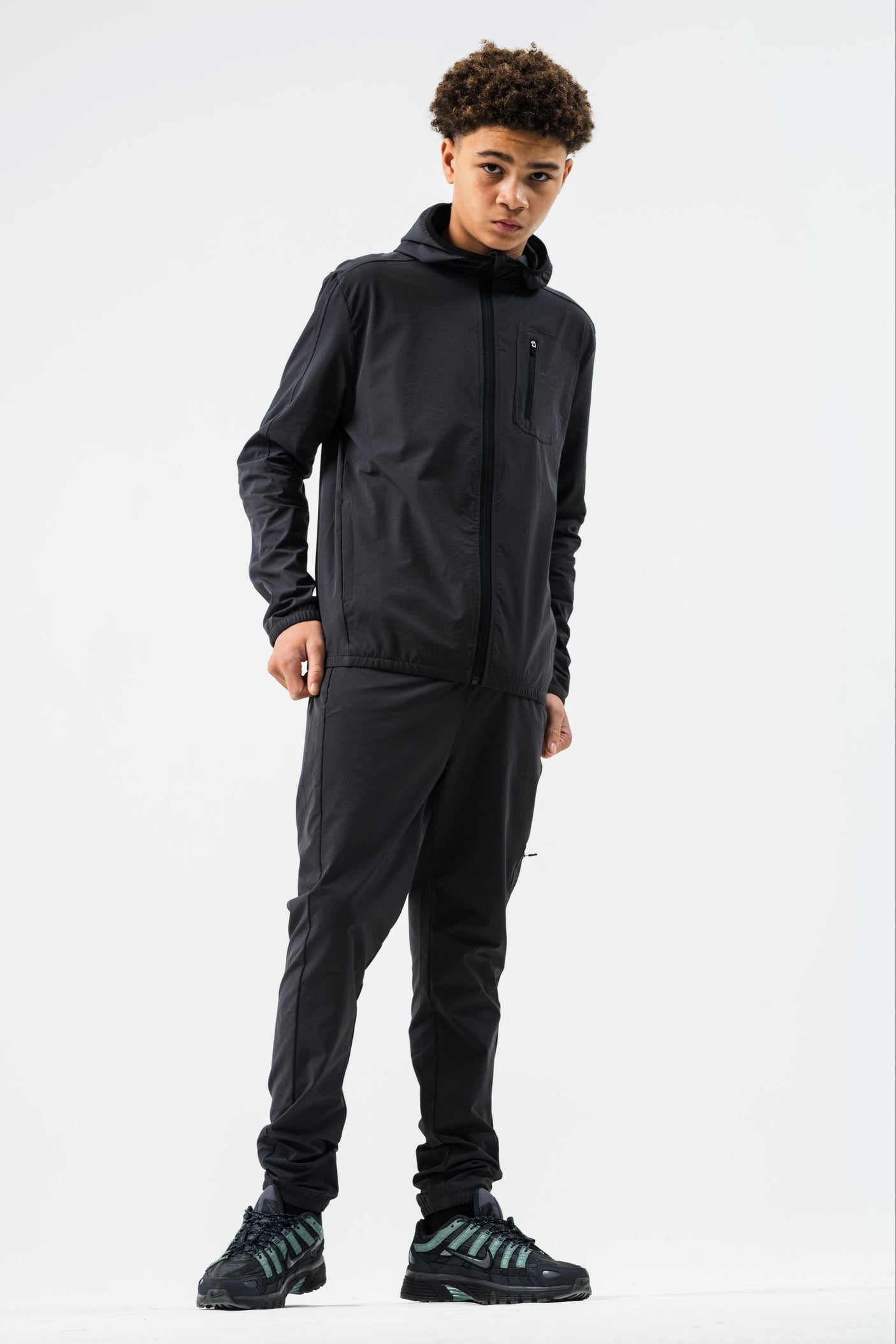 STEALTH JUNIOR TECH TRACKSUIT- CHARCOAL