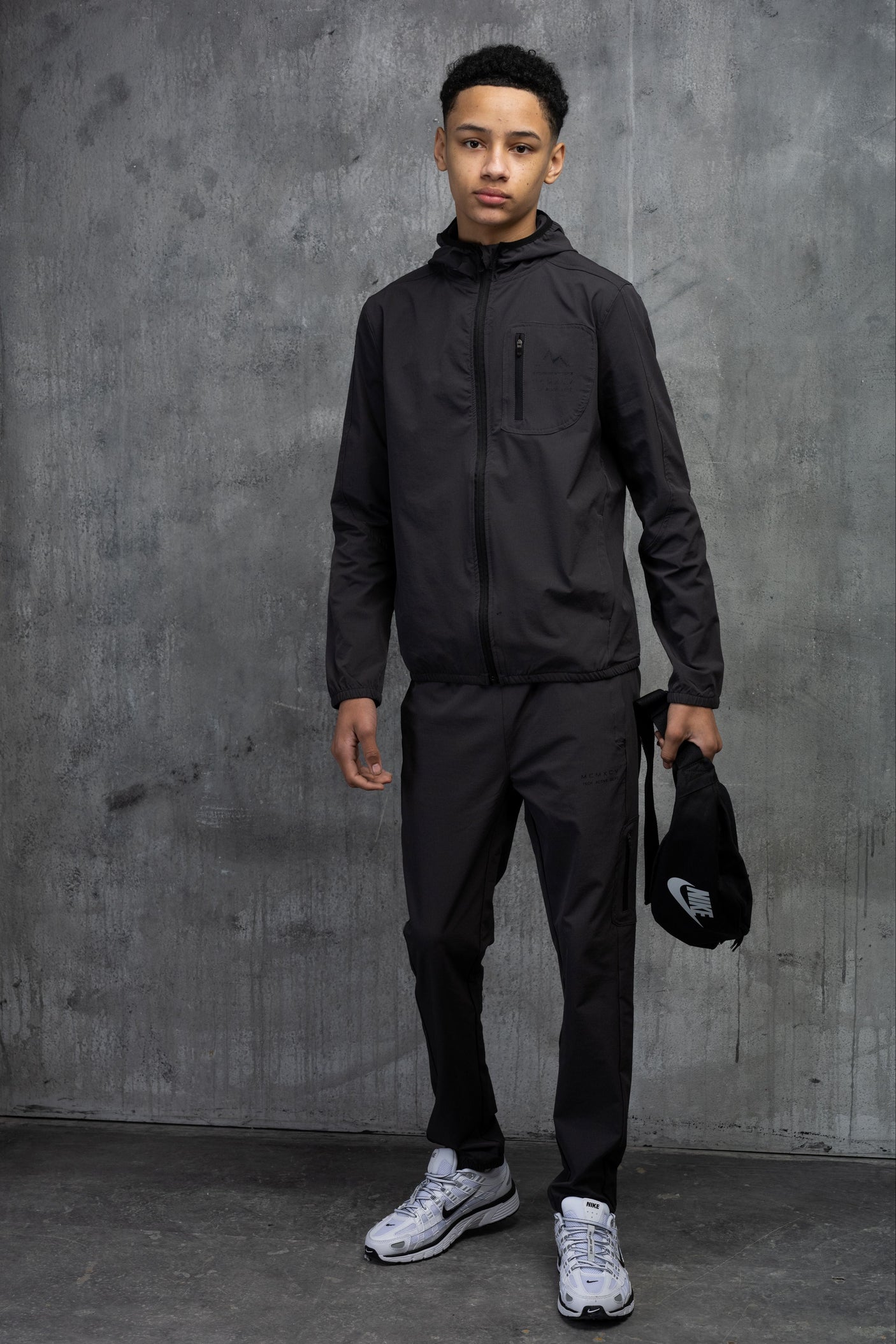 STEALTH JUNIOR TECH TRACKSUIT- CHARCOAL