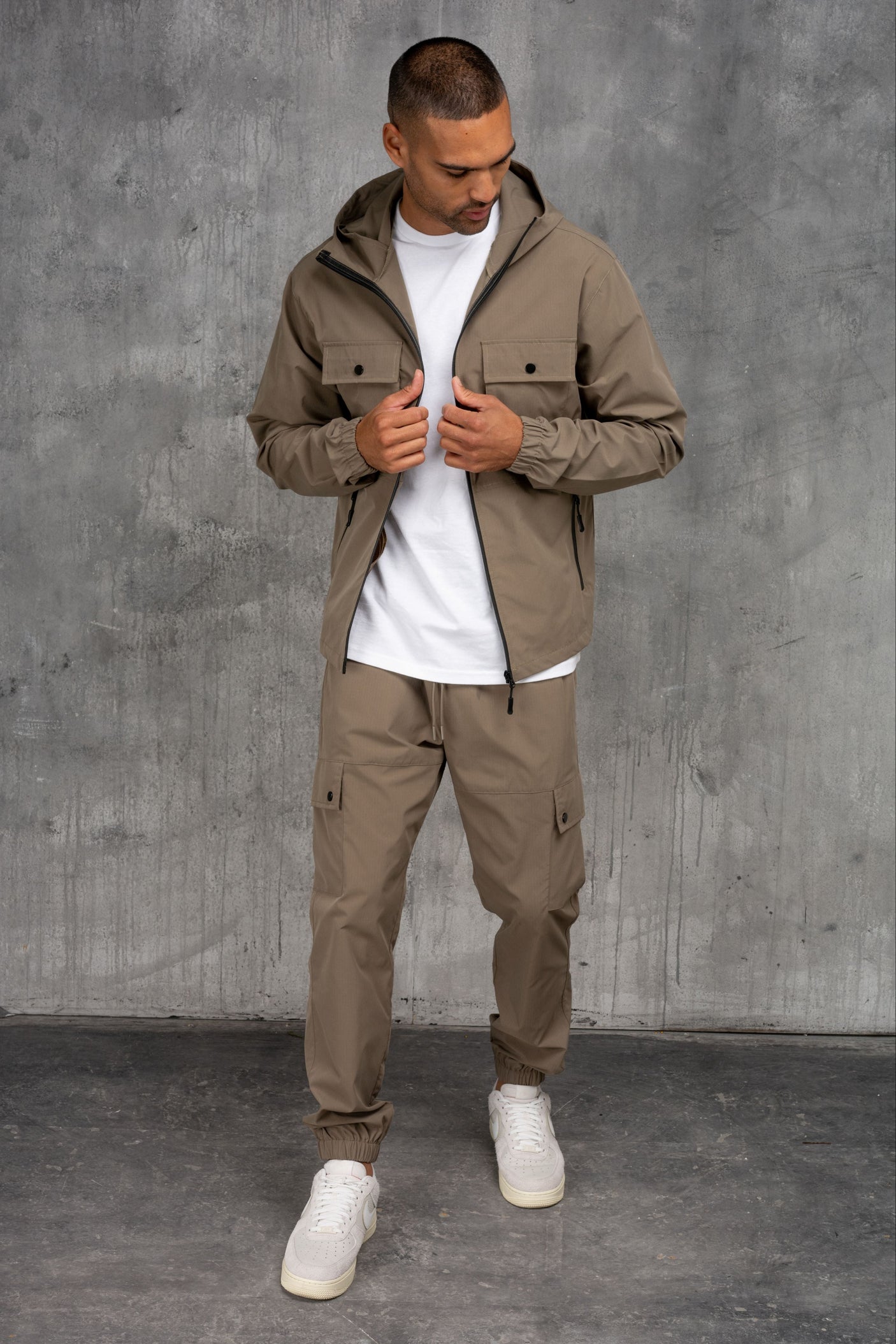 UNIT JACKET & PANT - TAUPE
