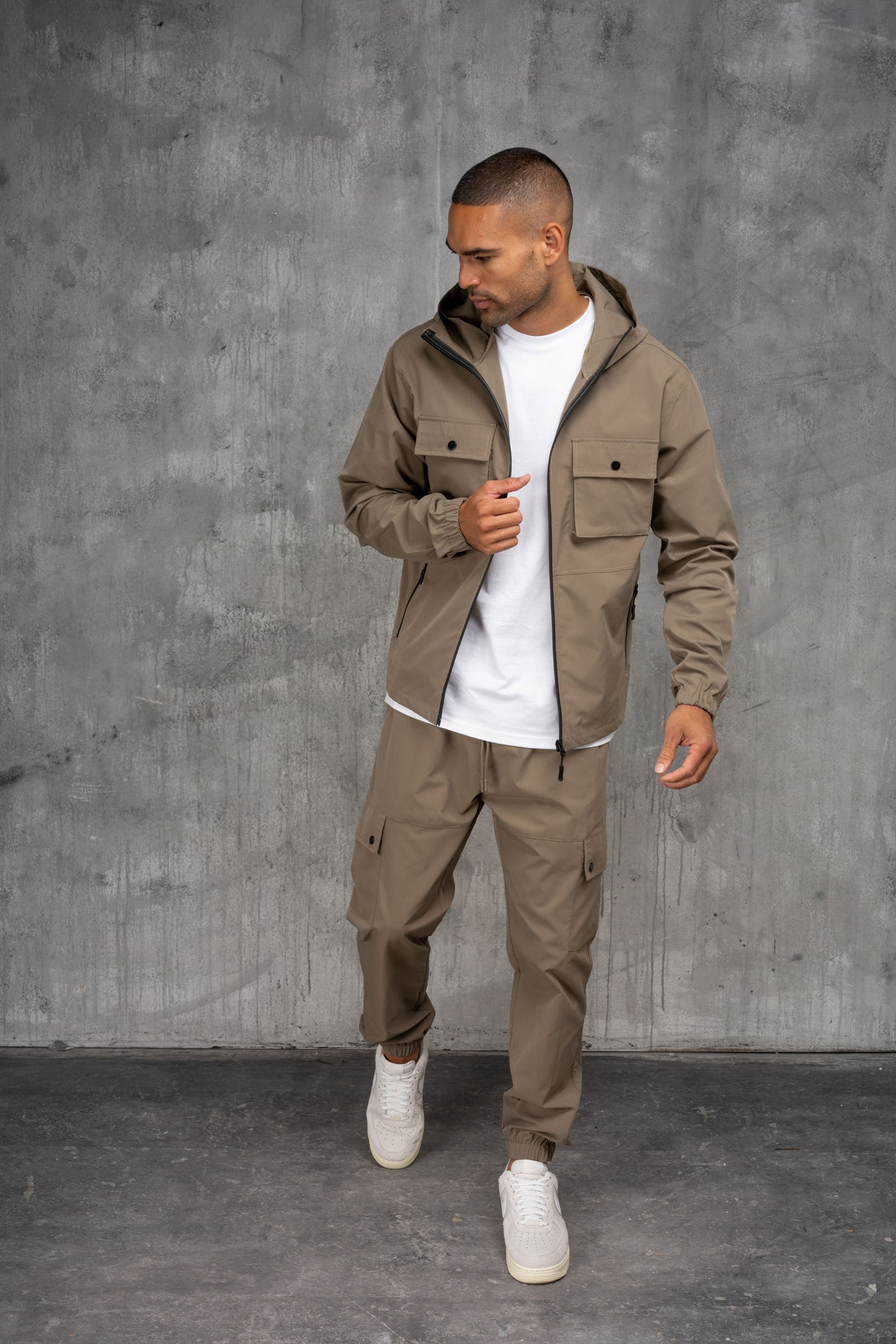 UNIT JACKET & PANT - TAUPE