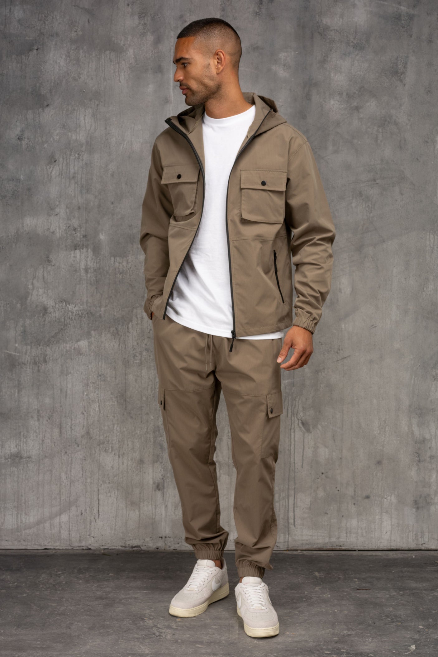 UNIT JACKET & PANT - TAUPE