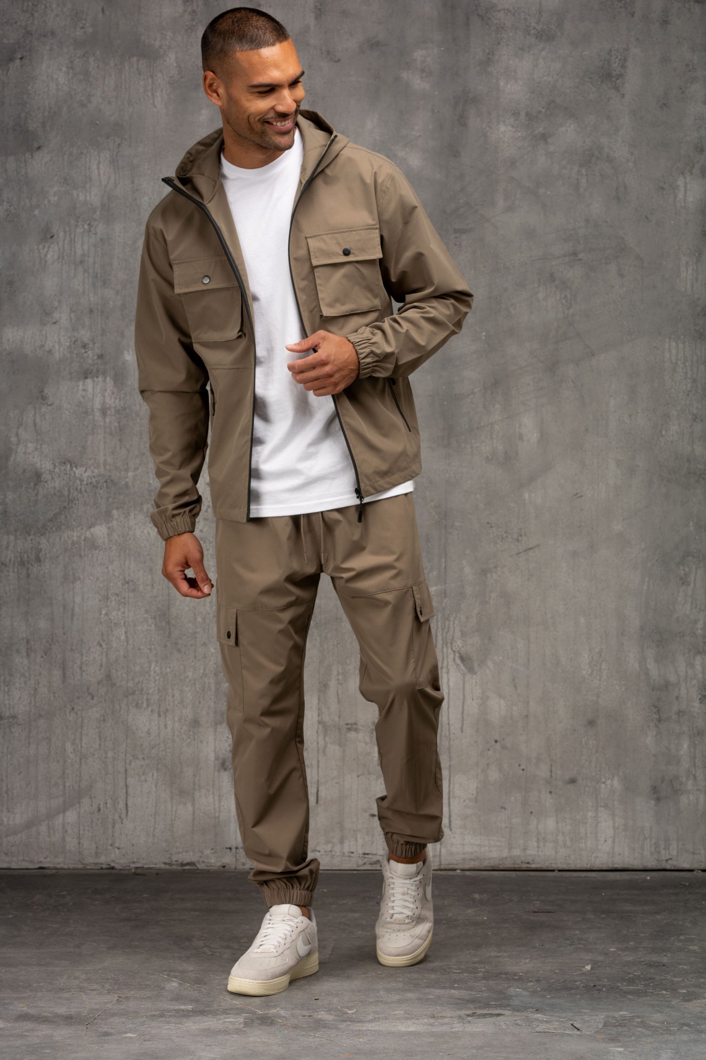 UNIT JACKET & PANT - TAUPE