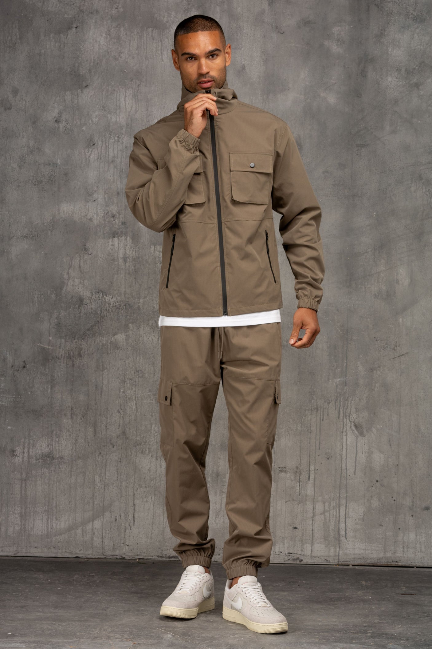 UNIT JACKET & PANT - TAUPE