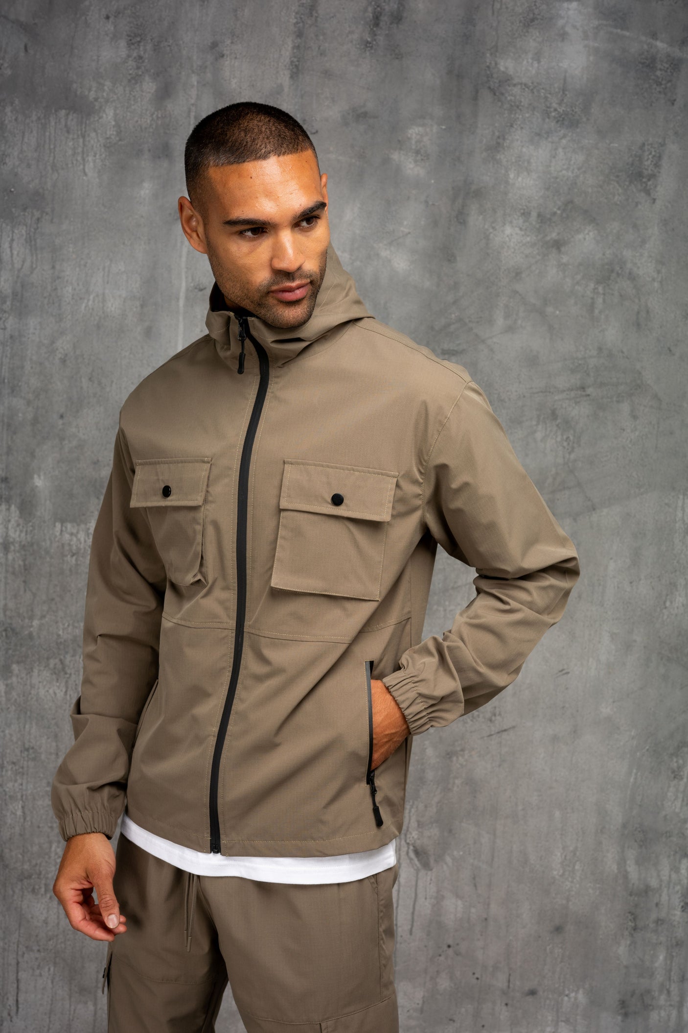 UNIT JACKET & PANT - TAUPE