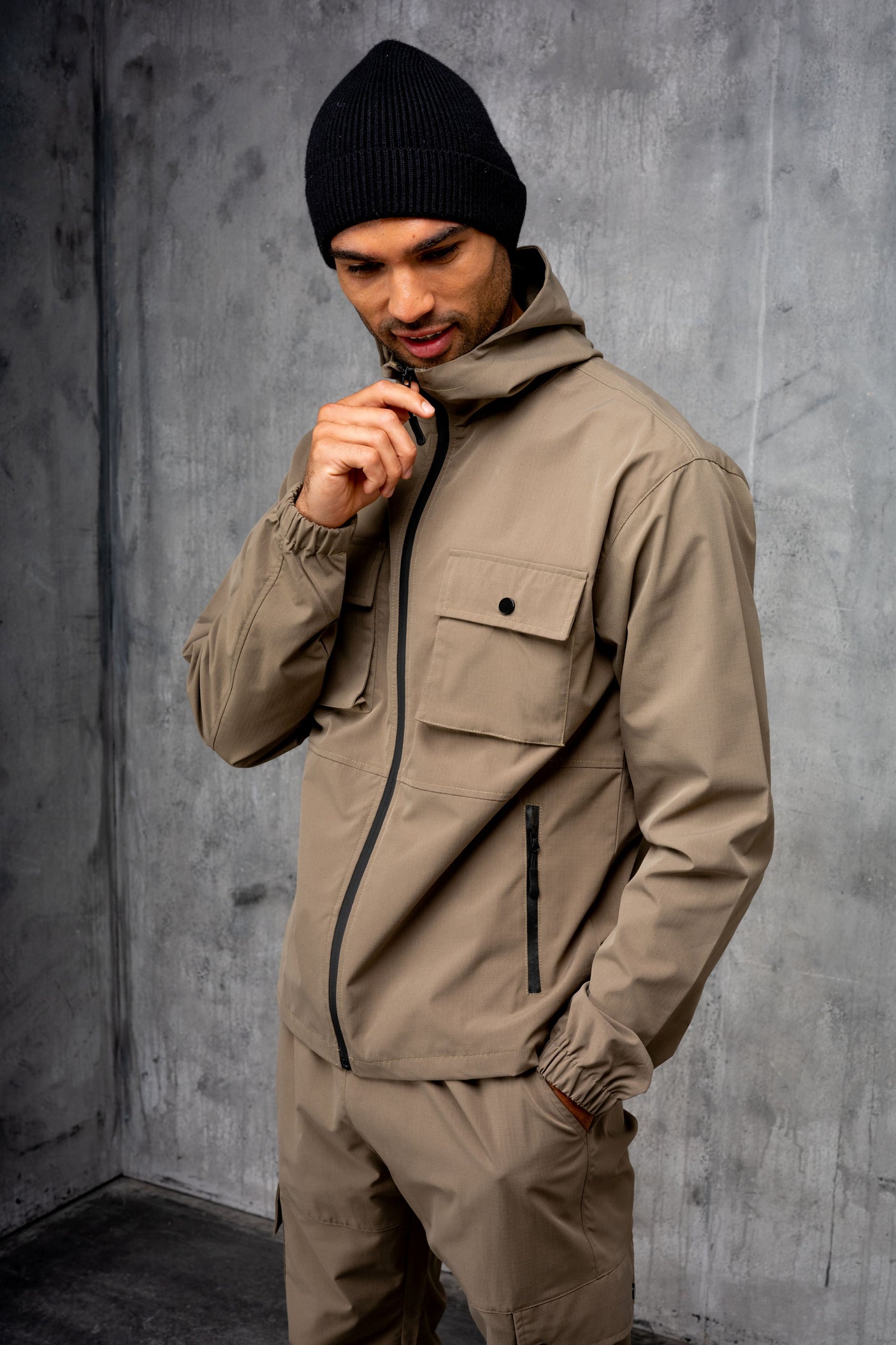 UNIT JACKET & PANT - TAUPE