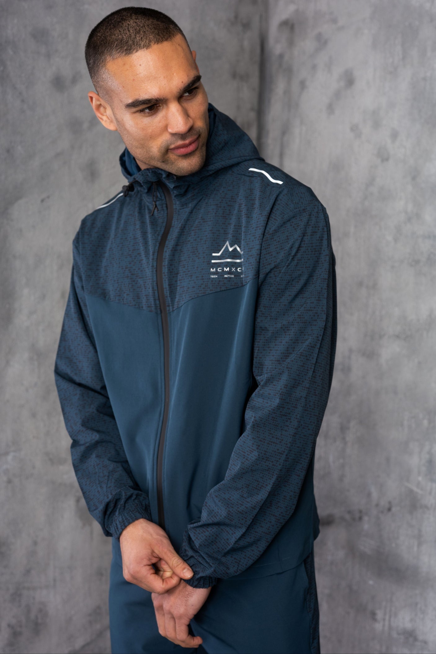 VICTORY WINDBREAKER JACKET & SHORT - DK PETROL