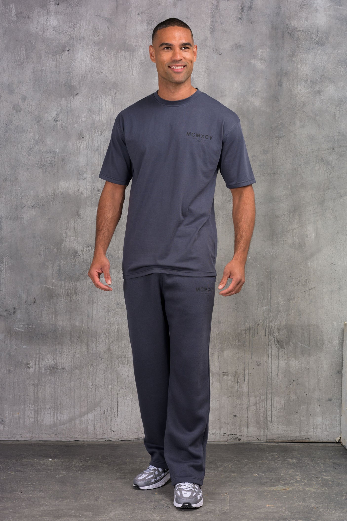 ZEUS TEE & OPEN JOGGER SET - OMBRE