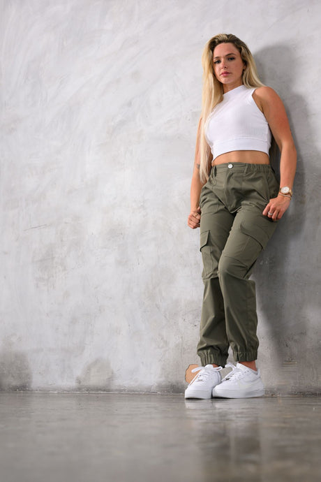 VIRGIL CARGO PANTS - OLIVE