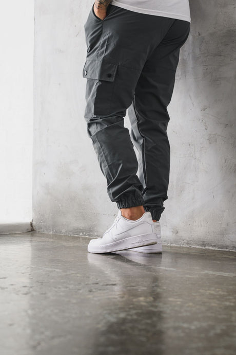 UNIT CARGO PANTS - DARK GREY