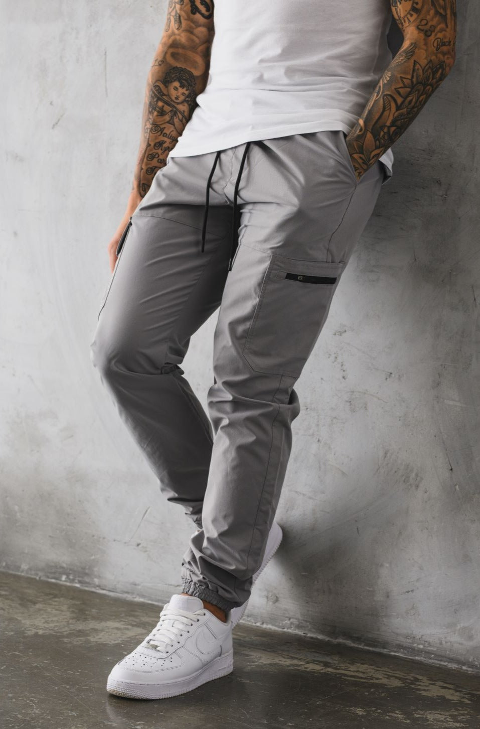 CORP V2 CARGO PANTS - LAVA GREY