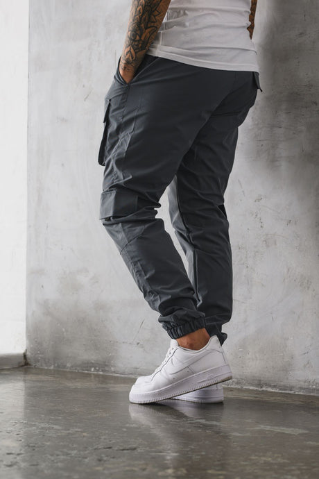 DIVISION CARGO PANTS - DARK GREY