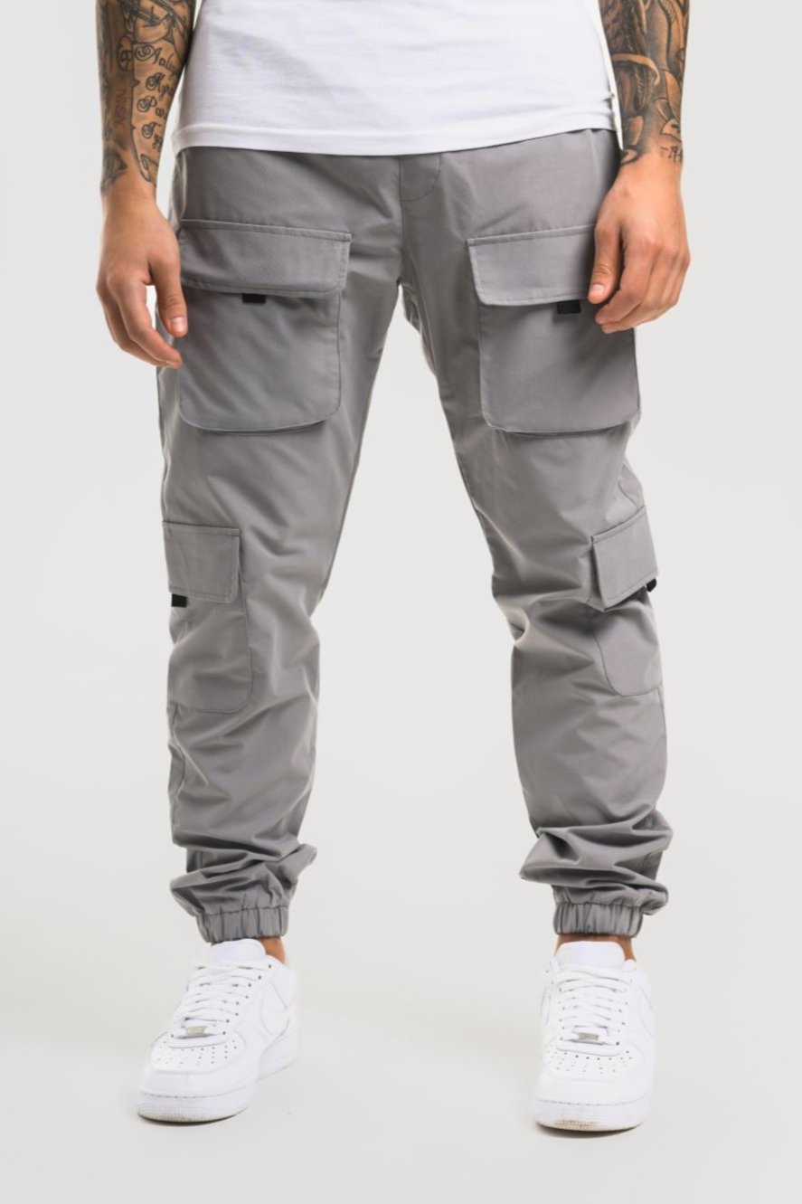 DIVISION V2 CARGO PANTS - LAVA GREY