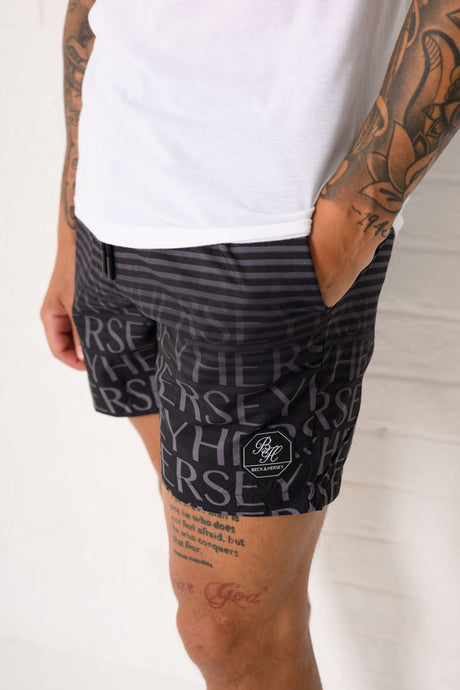 BARRY SWIM SHORTS - BLACK