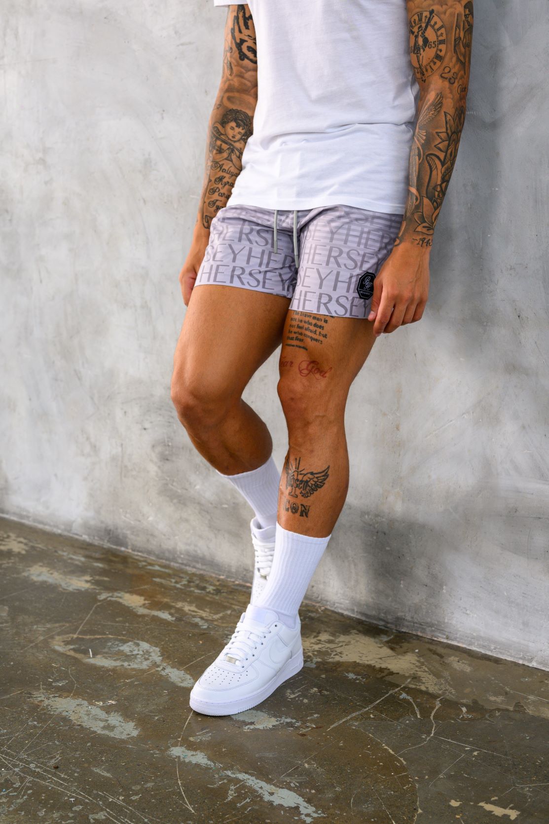 BARRY SWIM SHORTS - GREY