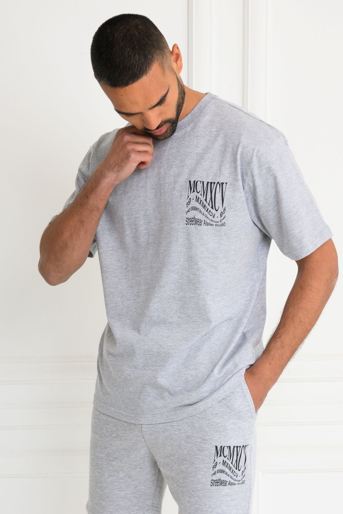APEX T-SHIRT - GREY MARL