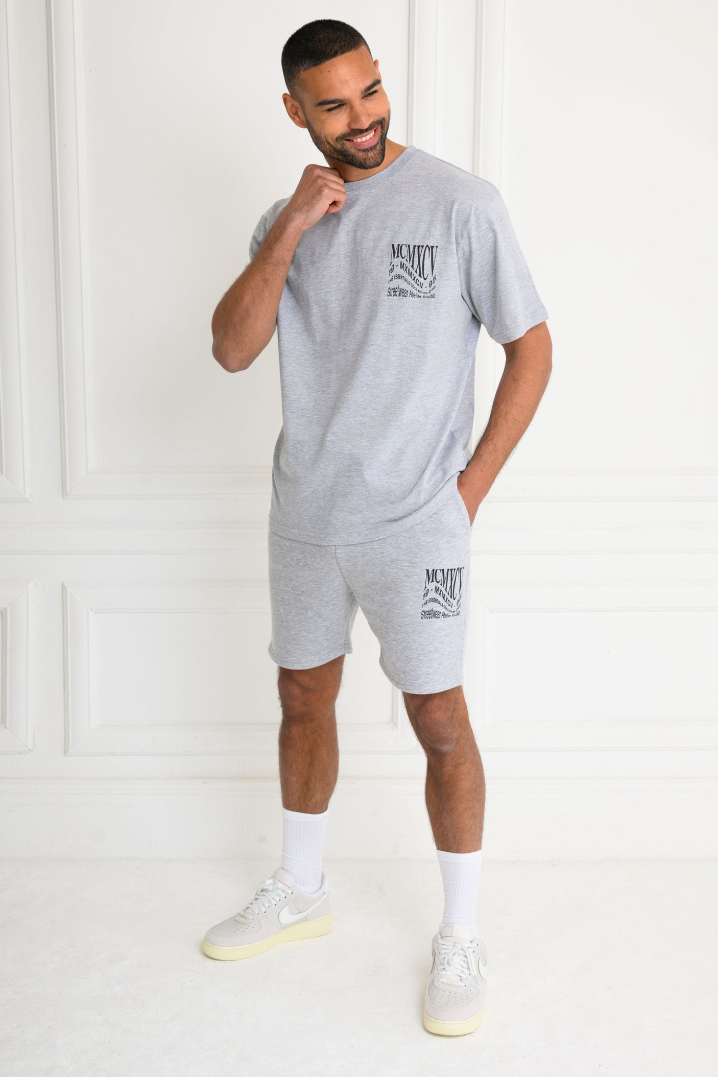 APEX T-SHIRT - GREY MARL