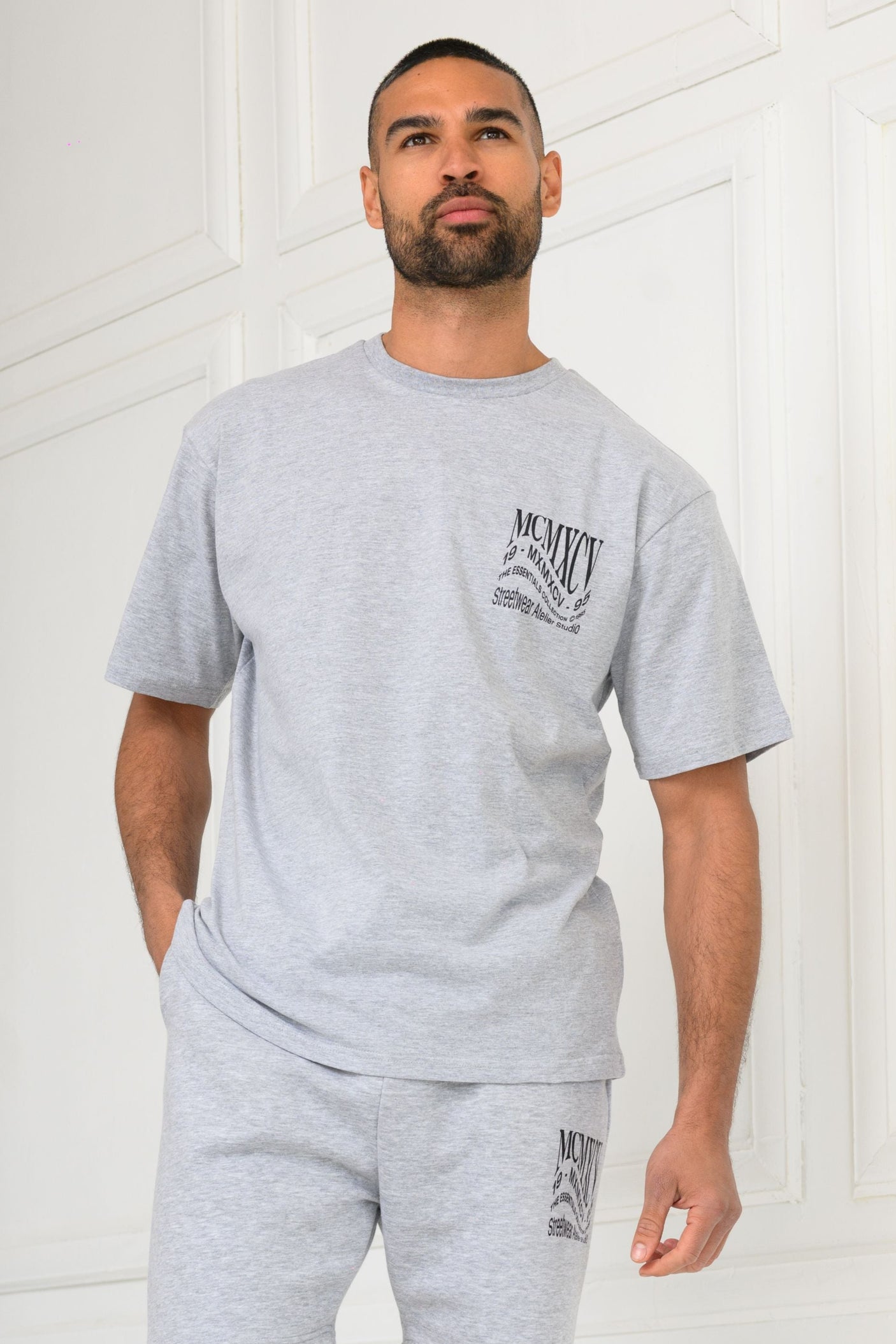APEX T-SHIRT - GREY MARL