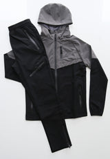 ASCENT JUNIOR TECH TRACKSUIT- CHARCOAL/BLACK