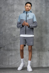 RAPELL JUNIOR TECH JACKET & SHORT - SKY/GREY