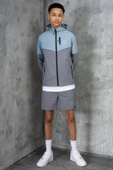 RAPELL JUNIOR TECH JACKET & SHORT - SKY/GREY