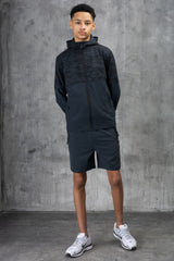 ARMOUR JUNIOR TECH JACKET & SHORT - OMBRE/BLACK