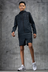 ARMOUR JUNIOR TECH JACKET & SHORT - OMBRE/BLACK