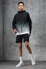 SURGE JUNIOR TECH JACKET & SHORT - SILVER/BLACK