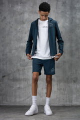 VICTORY JUNIOR TECH JACKET & SHORT - DK PETROL