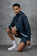 VICTORY JUNIOR TECH JACKET & SHORT - DK PETROL