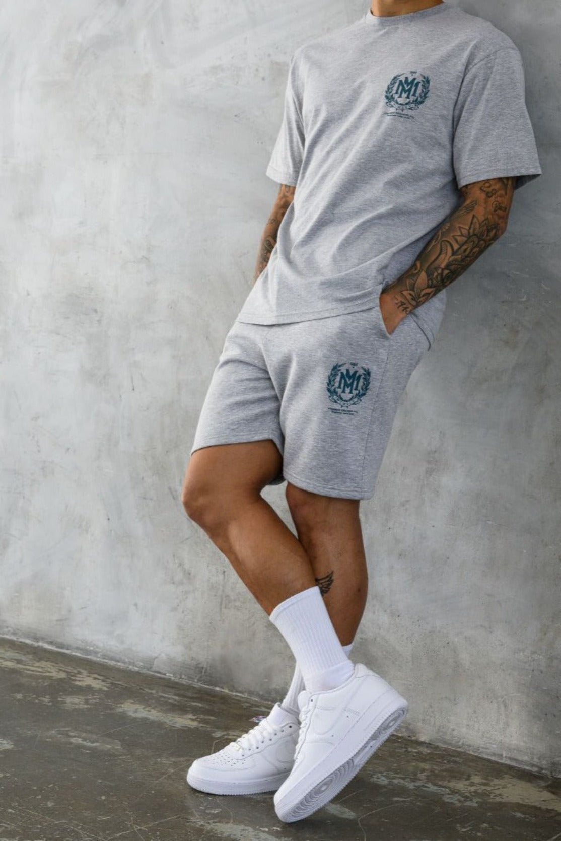 CREST TWIN SET - GREY MARL