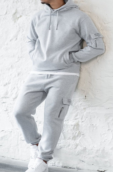 BOURNE TRACKSUIT - GREY MARL