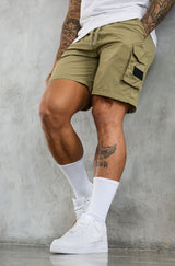 ELITE UTILITY CARGO SHORTS - CEMENT