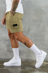 ELITE UTILITY CARGO SHORTS - CEMENT