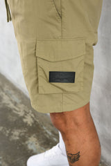 ELITE UTILITY CARGO SHORTS - CEMENT