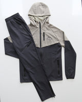 ASCENT JUNIOR TECH TRACKSUIT- GREY/DARK CHARCOAL
